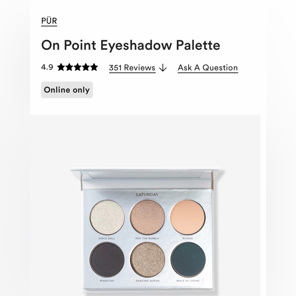 PUR - On Point Saturday Eyeshadow Palette - Multi-Color- eyeshadow palette